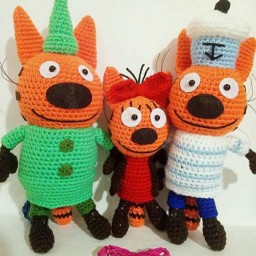 Вы вязали мультяшных персонажей?