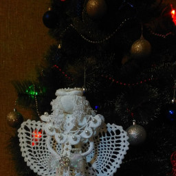 Ажурный ангел-оберег хочет принять участие в конкурсе