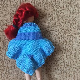 Первая работа  тунисским крючком.