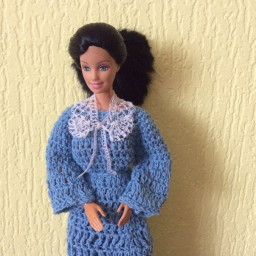 Кружевные воротники для кукол 1/6