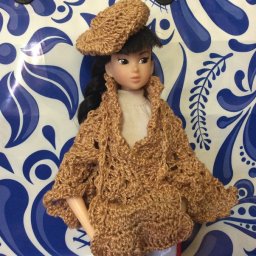 Комплект для куклы " Парижанка".