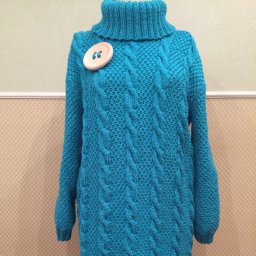 ВЯЗАНОЕ ПЛАТЬЕ-СВИТЕР