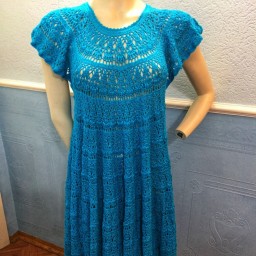 Платье "Бирюзовая волна"