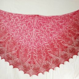 Шаль "Пламя страсти" дизайнер Алла Борисова