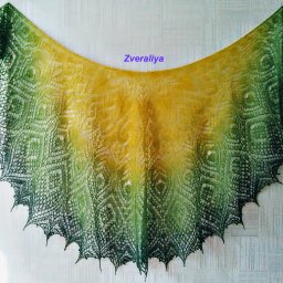 Шаль "Река времени"