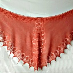 Шаль "Перо волшебной птицы"