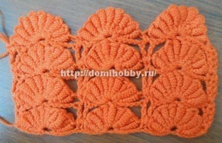 Витые столбики крючком Витые столбики крючком