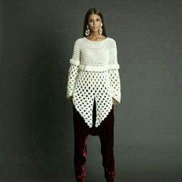 Есть идеи, как вяжется такая неординарная вещь?