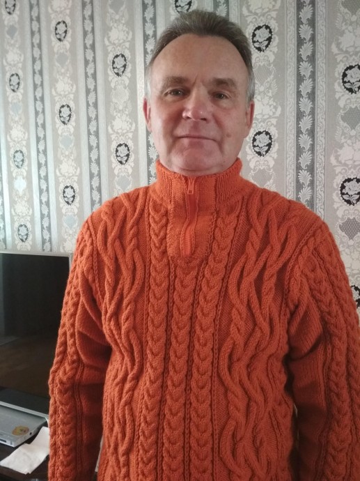 Пуловер для мужа