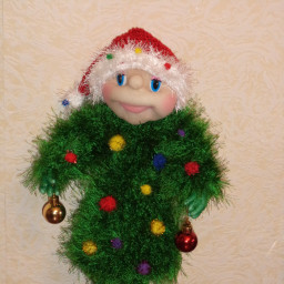 Елочка-девчушка на Новый Год