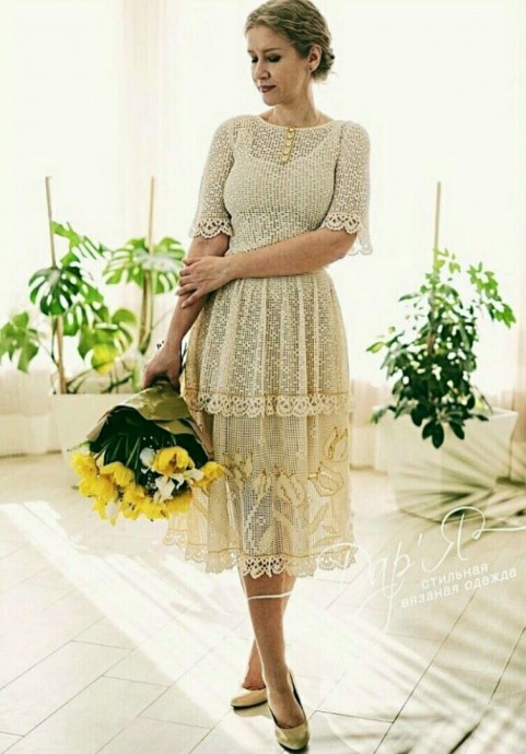 Вязаные платье от @darya_atelier Вязаные платье от @darya_atelier