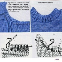 Круглый вырез горловины