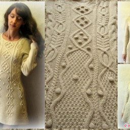 Платье "Волшебная сказка" с аранами, описание