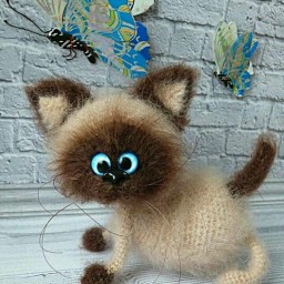 Увидела котенка и не смогла пройти мимо!