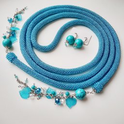 Лариат "Голубая бирюза"