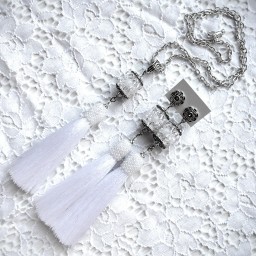 Бижутерия. Серьги-кисти.Часть 3