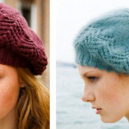 Берет спицами