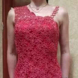 Платье из ленточного кружева