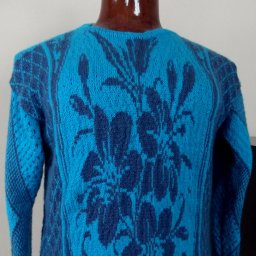 Синяя туника с цветами