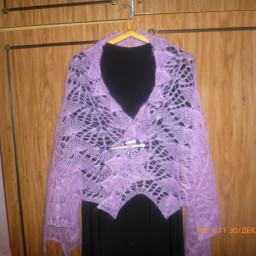 Палантин из кид мохера