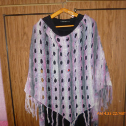 шаль спицами