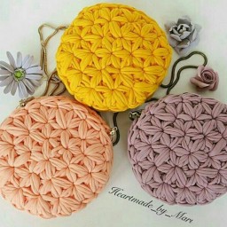 Сумка из трикотажной пряжи