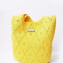 По-настоящему стильная вязаная сумка