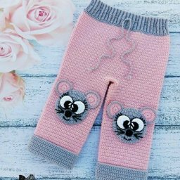 Как украсить детские штанишки?