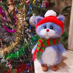Кот на Рождество.