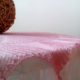 Скатерть Розовый цветок .