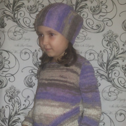 Пуловер + шапочка