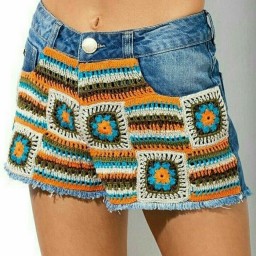 Фантазийный способ украсить шорты