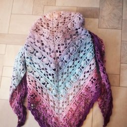 Шаль и повязка крючком.