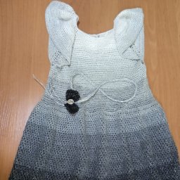 Платье из ярнарт фловерс с люрексом.