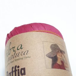 Проба рафии. Шляпка летняя.