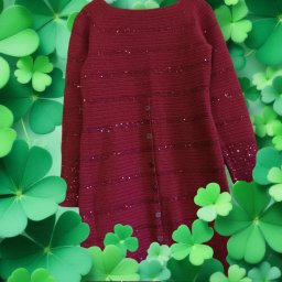 Платье из Слонимского хлопка крючком