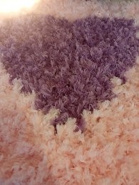Коврик из пряжи петельками. Коврик из пряжи петельками.