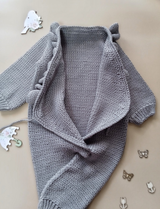 Комбинезон "кимоно". Новая пряжа.