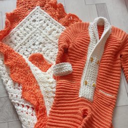 Проба пряжи каптопу.