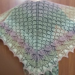 Шаль " Ласточкин хвост"