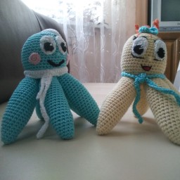 Игрушки крючком. Не смогла удержаться от соблазна