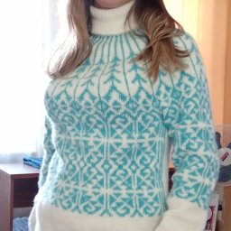 Свитер в норвежском силе