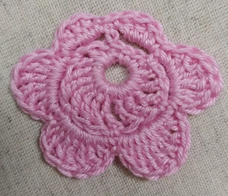 МОТИВ РОЗОЧКА/вязание крючком/из журнала Дуплет