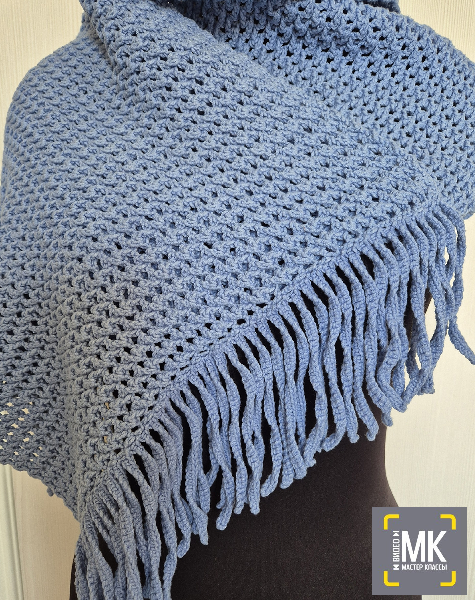 Палантин крючком