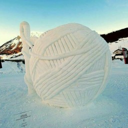 Кому снежные бабы, а кому - снежная пряжа