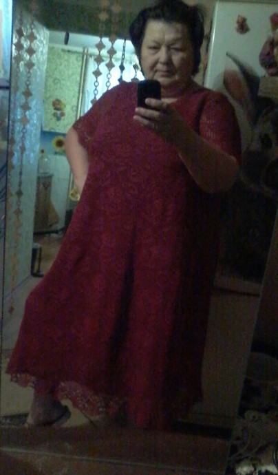 мое новое платье филейкой