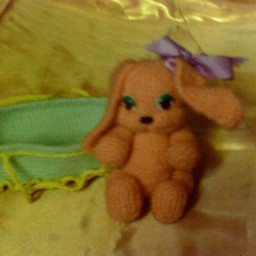 Малыш- зайка в корзинке