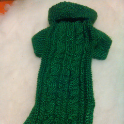 Вязанные костюмы для животных 4