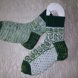 Мои первые носки жаккардом