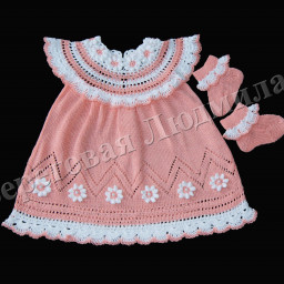 Платье для девочки" Хризантема"